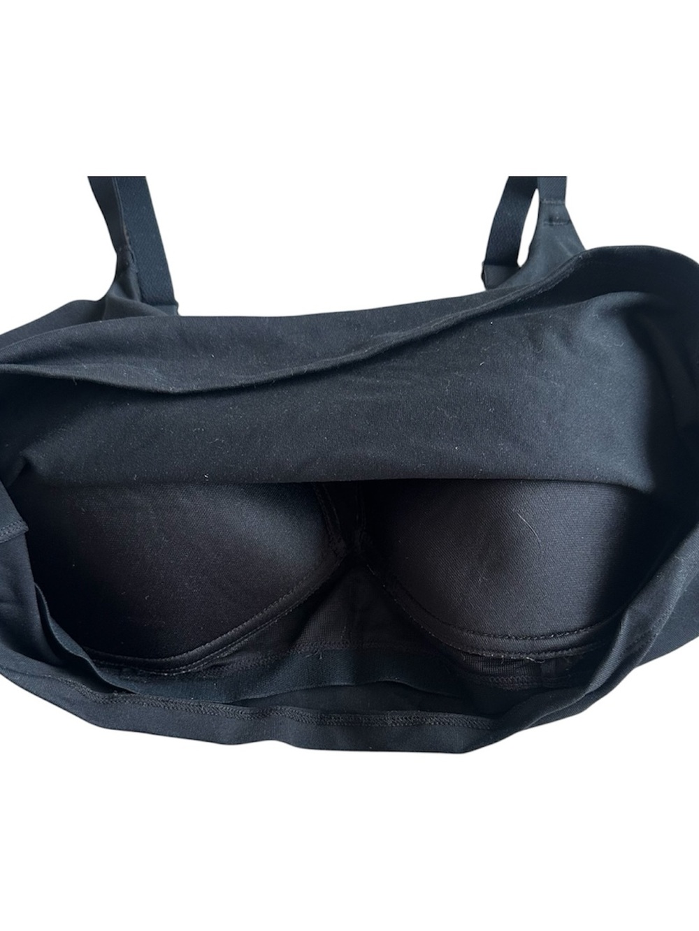 Audén Black Longline Padded Sports Bra Bralette XL Activewear Lounge - Picture 4 of 6